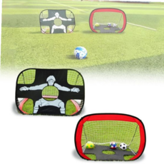 축구네트 휴대용 접이식 미니 축구 풋살 골대 실내 어린이 골망, 축구골네트2in1