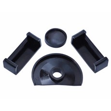 台虎鉗保護套 虎鉗夾具配件 保護套防滑襯墊 防滑橡膠墊 台虎鉗鉗口保護條 通用鉗口防滑襯墊 保護套A1-3, 1個