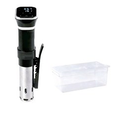 GUDAC 舒肥機套裝組，含真空袋、抽氣泵、25升水箱，恆溫精準控溫，輕鬆享受美味, 配25升水箱+真空袋, 慢煮機一台