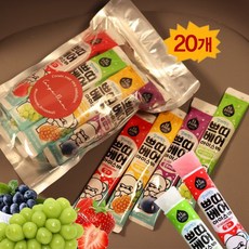 (매장정품) 코스트코 얼려먹는 쁘띠베어 아이스바 35ml 20개 쭈쭈바 아기아이스크림 216776