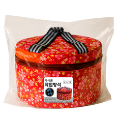 [농사의자/작업방석] 허리 무릎 보호 / 국산 원형 고신축 밴드 from 티제이글로벌(따사롬), 1개, 홍단꽃무늬 밴딩 중형