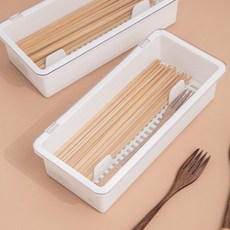 생활 밀착 고급 물빠짐 업소용 가정용 뚜껑 수저통 수저함 투명 꿀템 추천