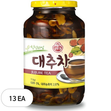 오뚜기 대추차, 1kg, 1개입, 13개