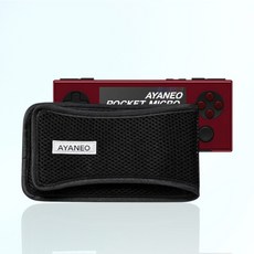 AYANEO POCKET MICRO 메쉬 수납형 파우치, 1개, 블랙, 아야네오 포켓 미크로