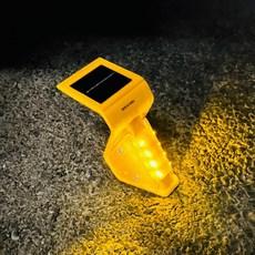 야간시선유도 사고예방 가드레일용 쏠라 경고등 차량안전용품 LED경광봉 주차봉, 1개