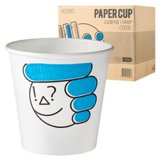 the Joheun Keop 表情符號高級紙杯 184ml 一般紙杯, 1組