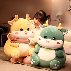 용띠애착인형 대형 50cm 60cm 청룡 드래곤 만삭촬영소품, 용의 해 레드, 40cm, 1개