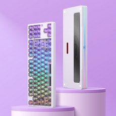 [국내정품] PMO Aurora80 기계식 키보드 오로라80 풀 알루미늄 키보드, 퍼플/PVD/FR4/HMX 오로라 퍼플축, AURORA80 Pro (상옵)