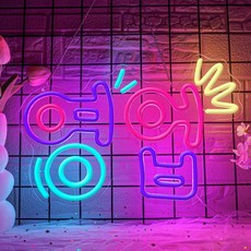 영업 네온 조명 장식 간판 디밍 가능 USB 공급 장치, 멀티(혼합)컬러 멀티(혼합)컬러