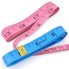 옷줄자 옷감 재단 줄자 의류 다이어트 피팅 휴대용 150cm, 1개