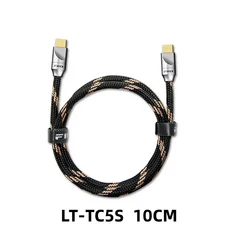 FiiO LT-TC5 USB 은도금 순수 구리 디지털 유형 C - 케이블, 01 LT-TC5S 10CM