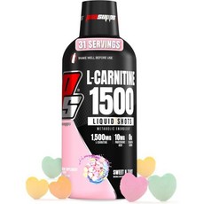 프로서플라이 L-카르니틴 리퀴드 1500 남녀용 각성제 프리 샷 - 에너지 성능 및 근육 보충을 위한 깨끗한 운동 음료 설탕 탄수화물 금지 31인분 스위트 N-타르트, 31 Servings (Pack of 1), 1개