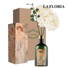 라플로리아 꽃 디퓨저, 1개, 500ml, S1.블랙체리 향/C3. 수국(중)L12/화이트
