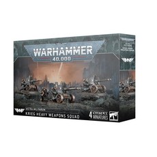 戰鎚40K Astra Militarum:Krieg Heavy Weapons Squad - 克里格重型武器小隊 模型組裝, 1個