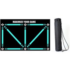 올스타일 바이 파텔 축구 발밑 훈련 매트 - 미끄럼 방지 무소음 모든 연령대와 레벨에서 속도 근력 및 협응력 향상 클래식 에디션, Classic Edition