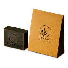 샤인버드 소나무 모닥불 천연 수제 숙성 파인타르비누, 1개, 100g