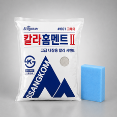 철공자 쌍곰 비둘기색 칼라 홈멘트 + 스폰지 타일 줄눈 시멘트, 1세트