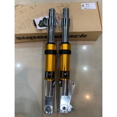 SUPER SHOCH M2 前叉 前避震 DIO車系 27轉30心, 1個, 原廠長度碟煞銀頭金身75kg,MF2 DIO碟煞前叉組