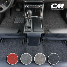 카미 코일 카매트 기아 확장형 올뉴 더뉴 쏘렌토 쏘렌토R MQ4 가솔린 하이브리드 전차종 1열 + 2열 세트 자동차 코일매트, 그레이, 더뉴쏘렌토(17~20년)