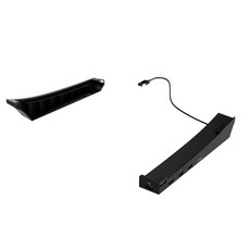 PS5 SONY Playstation 主機架 橫放收納 USB擴充 光碟版 數位板 通用, 1個, 舊款主機 (黑色)