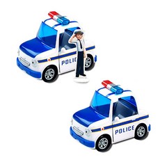 위즈브리드 타요미니카 자동차장난감 타요버스장난감 뽀로로자동차 경찰차장난감 타요장난감 토미카 구급차 어린이장난감 5세장난감 버스장난감 타요 뽀로로 경찰차, 09.꼬마버스타요 폴리스카패트, 1개