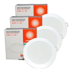 오스람 레드밴스 LED 다운라이트 4.5 ~ 5인치 겸용 12W * 3ea, 3개, 주광색(흰빛)