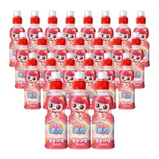 웅진 캐치티니핑 복숭아맛 200ml 24개입 어린이음료 한박스, 24개