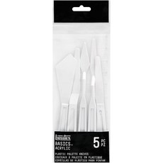 리퀴텍스 베이직 플라스틱 팔레트 나이프 세트 5개, Plastic Palette