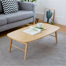 룸스퀘어 프리미엄 E0등급 거실테이블 원목 좌식 소파 까사테이블 900 1100 접이식, 까사테이블 네추럴1100