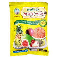 응우엔 소금 NGOC YEN DRIED SALT(비닐) 과일소금, 100g, 1개
