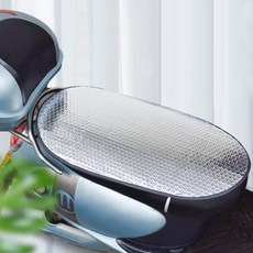 電動車車座車套 防曬電瓶車座墊座套 摩托車隔熱坐墊套 防水通用透氣, 1個, 坐墊 (61cm*33cm)