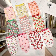 패턴 애견 나시티 강아지외출복 강아지옷 대형견옷 강아지의류 강아지내복 애완견옷, 바나나 M