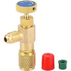 R12 R22 냉매 충전 밸브 1 4인치 수 암 어댑터 유량 조절 볼 에어컨 매니폴드용 2323986