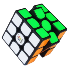 小小店舖 裕鑫 麒麟 二代 磁力 V2M 魔術方塊 速解 魔方 鮮紅 暗紅 透明 三階 磁力 智勝 貼片, 透明 貼片