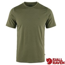 【Fjallraven 小狐狸】男款圓領短袖美麗諾羊毛排汗衣 Abisko Wool 除臭T恤 北極狐_87193