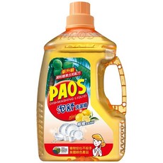 PAOS 泡舒 升級澱粉酵素去垢配方 洗碗精 檸檬清新, 1個