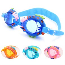 BO雜貨 成人兒童全罩式浮潛呼吸面罩，折疊潛水鏡泳鏡鼻子呼吸管，游泳潛水神器，全家共享水下樂趣, 兒童泳鏡 卡通造型男生款隨機出貨