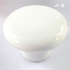 TOPNIKE 陶瓷單孔拉手，現代簡約風格家具把手, 小白 5衹單價