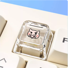 짱구는 못말려 기계식 키보드 투명 키캡, 1개, 9