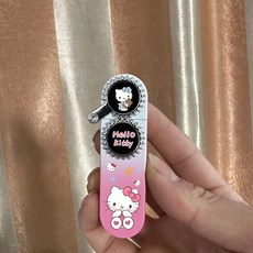 짱구 특이한라이터 만화 회전 핑크 불꽃, B