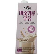 설빙 미숫가루 우유, 3개, 735ml