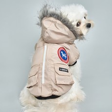 DOG-i GAENADA 狗狗羽絨外套, 米色
