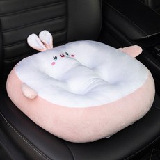 增高學車坐墊 一面溫暖一面清涼, 兔子 雙面毛絨 ,經典輕薄款厚度5釐米1米65以上用