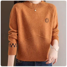 쌍천 가을 새로운 여성 골프 의류 캐주얼 탑 여성 스웨터 패션 편안한 긴팔 니트 스웨터 여성 골프 탑 A25101117