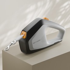 강아지 자동줄 5m PET LEASH, 1개, 블랙 그레이