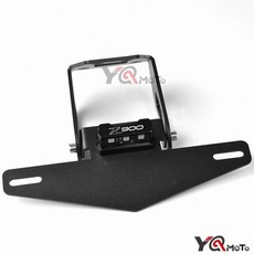 川崎忍者400 NINJA400/250/650 Z400改裝短尾車牌架 短牌架 車牌支架 牌照支架 車牌架, z900（黑）, 1個