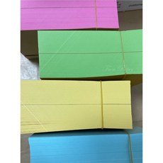 Fion A6/A7 糊頭便條紙 70磅 B7 500張 粉色/黃色/綠色/藍色 影印紙/模造紙/道林紙, 1個, 白色,A7尺寸7.4x10.5cm-500張