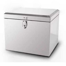 오토바이 공구함 공구통 박스 스텐 보관함 상자, 1개, 38x26x23.5cm자물쇠+라이닝 4kg