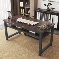 서예용 책상 데스크 연습 컴퓨터 테이블 대형 서재 사무실 연구 페인팅 오피스, 1개