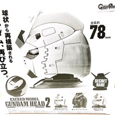 BANDAI 代理版 機動戰士鋼彈 EXCEED MODEL 鋼彈頭 第二彈, 1個